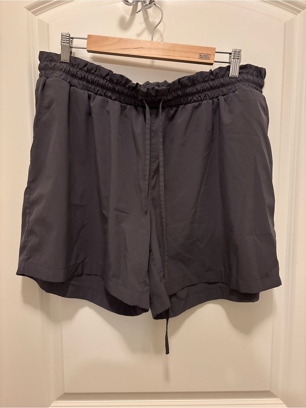 Women's Athletic Drawstring Shorts - Charcoal